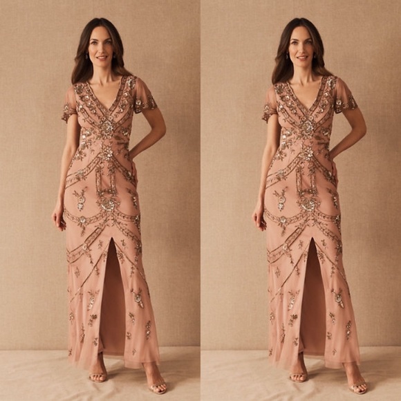 New BHLDN Aidan Mattox Fatima Dress - Picture 1 of 7